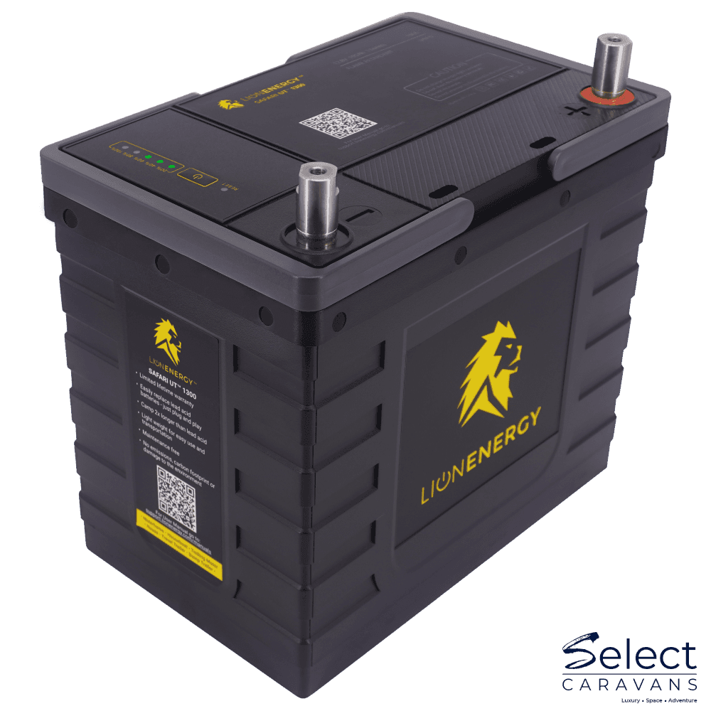 105 AMP HR Lithium Iron Phosphate (LiFePO4) Battery - Select Caravans Limited