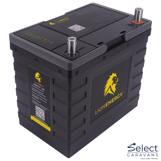 105 AMP HR Lithium Iron Phosphate (LiFePO4) Battery - Select Caravans Limited