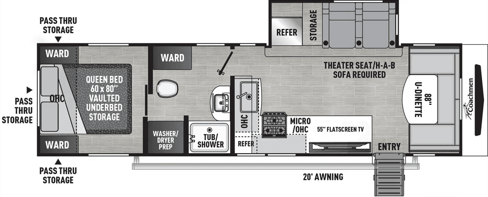 Freedom Express - 298FDS, front lounge, 4 berth - Select Caravans Limited