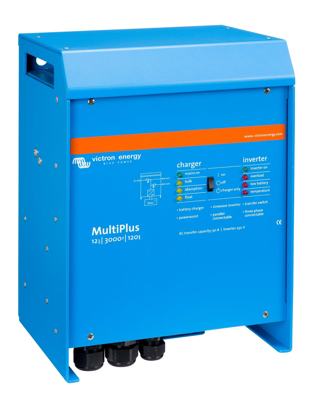 Victron Energy MultiPlus 12/3000/120-16 230VAC Inverter/Charger - Select Caravans Limited