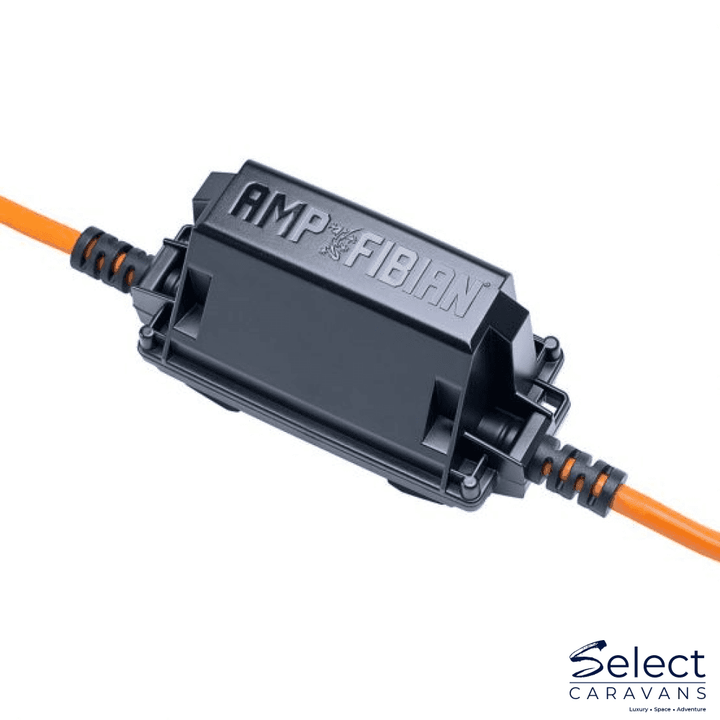 Ampfibian MINI-PLUS - Weatherproof Power Adaptor - Select Caravans Limited