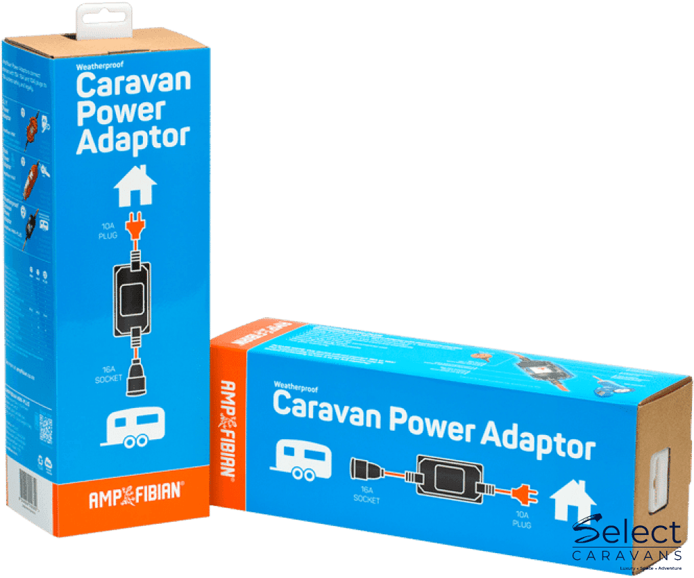 Ampfibian MINI-PLUS - Weatherproof Power Adaptor - Select Caravans Limited