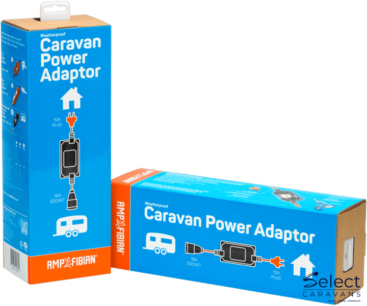 Ampfibian MINI-PLUS - Weatherproof Power Adaptor - Select Caravans Limited