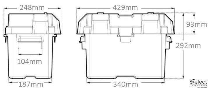 Battery Box - Select Caravans Limited