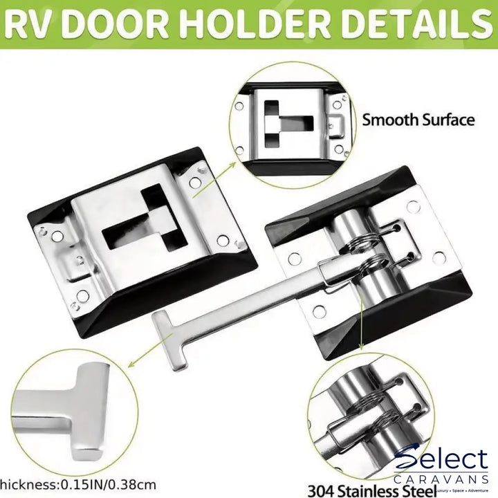 T-style entry door latch