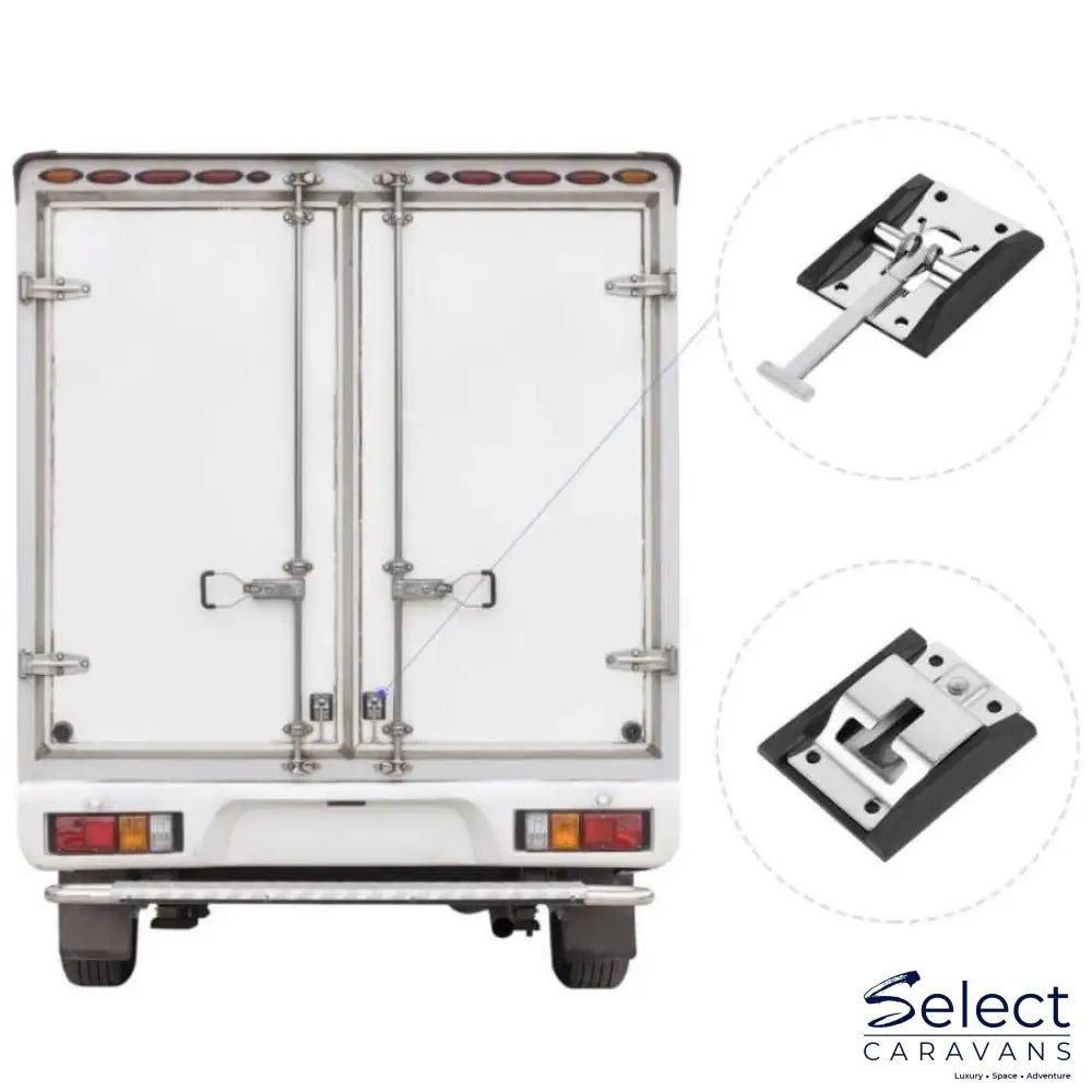 T-style entry door latch