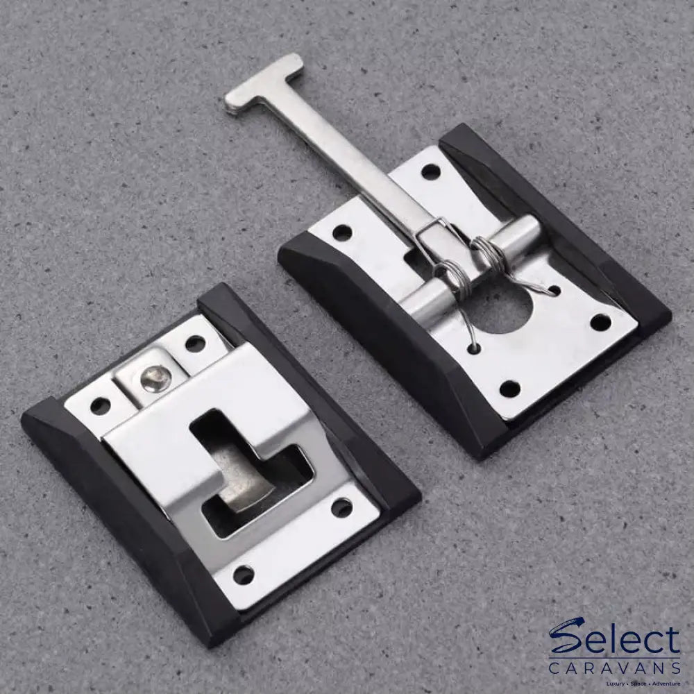 T-style entry door latch