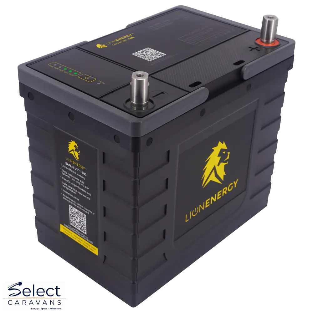 105 AMP HR Lithium Iron Phosphate (LiFePO4) Battery - Select Caravans Limited