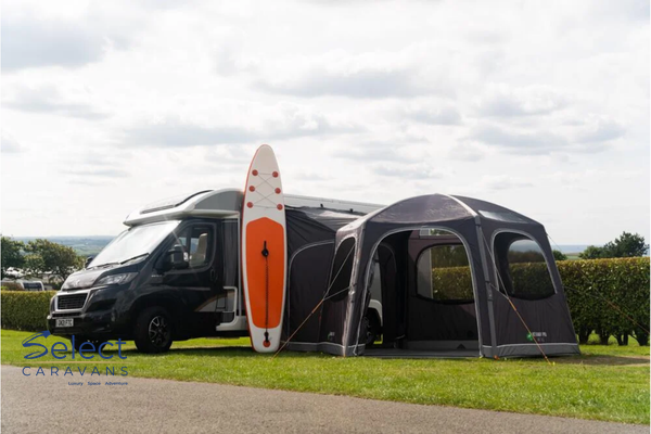 Vango HexAway Air Tall Drive Away Awning – inflatable awnings for caravan and RV use