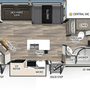 Alpha Wolf - 33BH 10.2m 2 private bedrooms 7 + berth - Select Caravans Limited