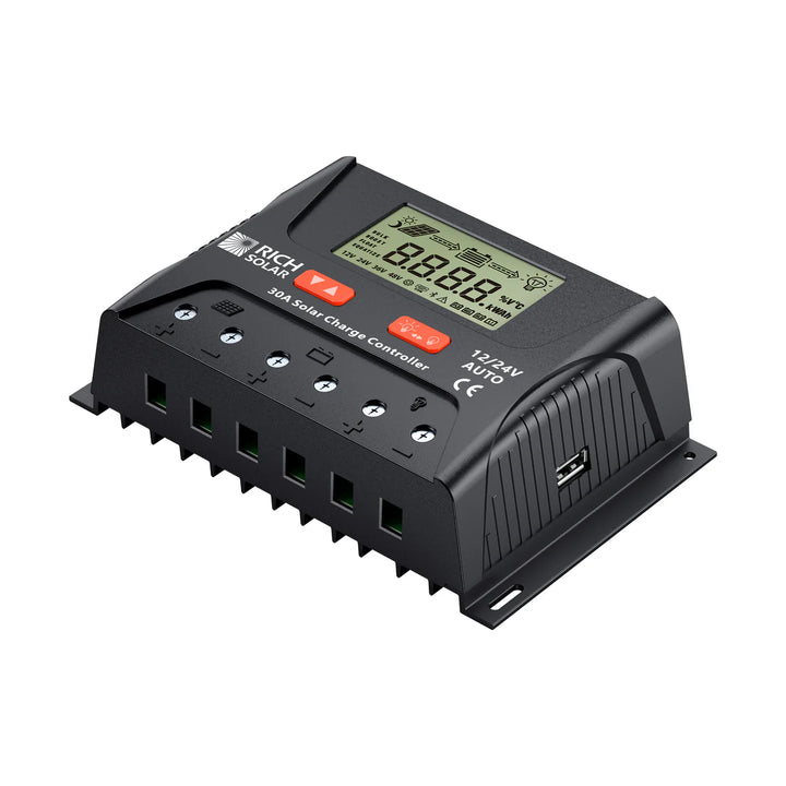 Rich Solar 30A pwm solar charge controller