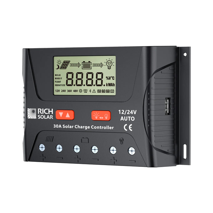 Rich Solar 30A pwm solar charge controller