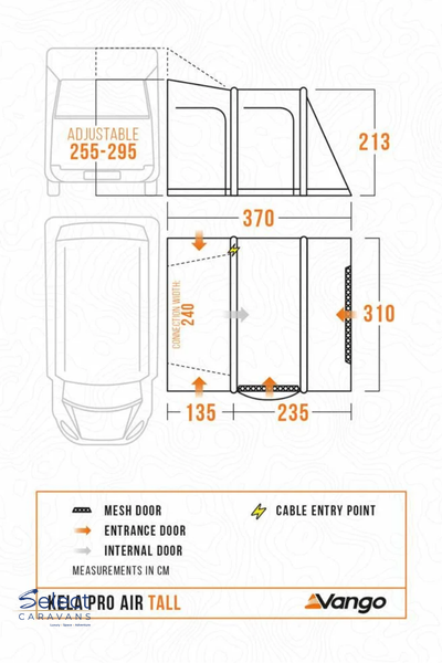 Vango Kela Pro Air Tall Drive Away Awning Kit product image 4