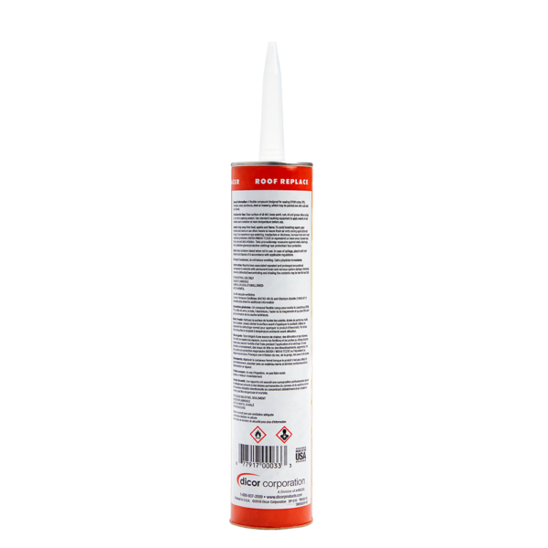 Dicor 501LSW self-levelling lap sealant for EPDM, TPO and PVC roofs