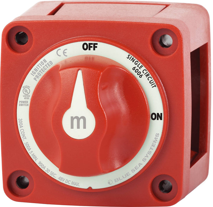 Blue Sea M Series Battery Switch - ON/OFF, 300A - Battery Switch