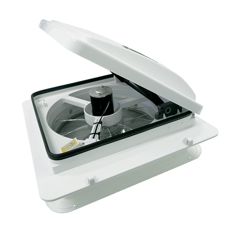 MaxxFan Plus with Thermostat Power Lift Rain Sensor and Remote Accessory