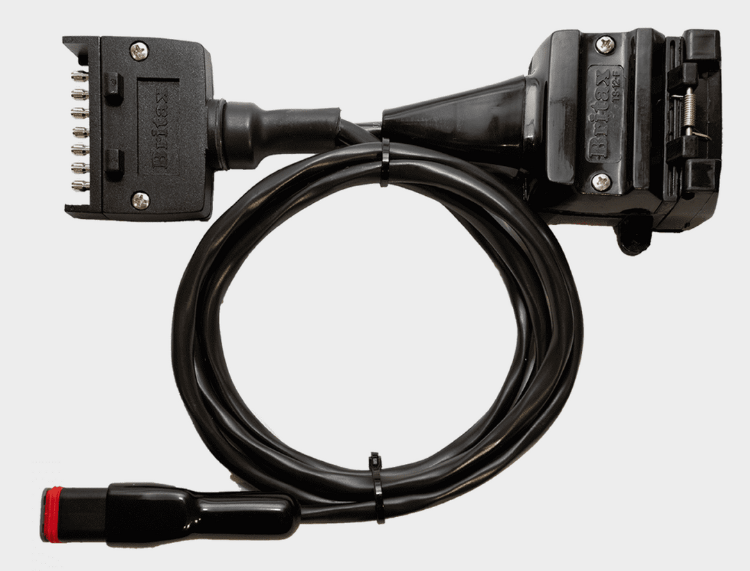 Elecbrakes Eb2 Bluetooth Brake Controller & 7 Pin Male - 12 Female Connector Plugs Accessory