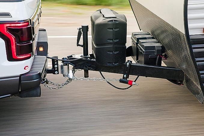 Andersen Weight Distribution Hitch towing setup