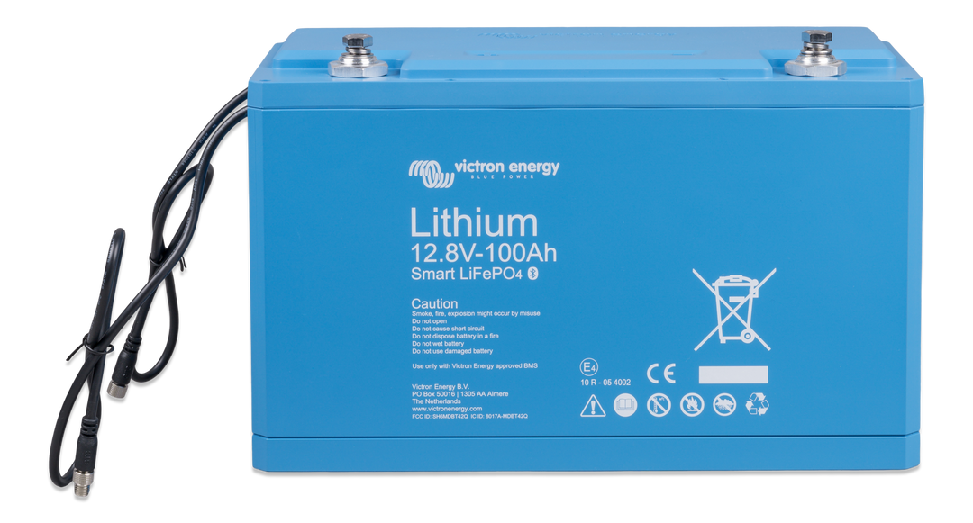 Victron Smart Lithium LiFePO4 Battery - 12.8V / 100Ah - Lithium Battery