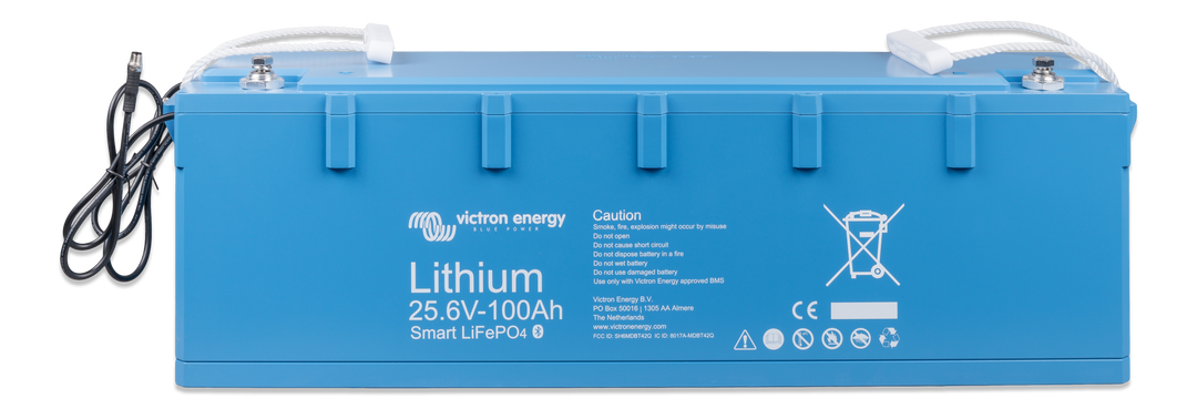 Victron Smart Lithium LiFePO4 Battery - 25.6V / 100Ah - Lithium Battery