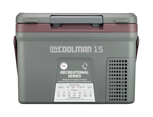 MyCoolman Portable FridgeFreezer 15 Litre – portable refrigeration for caravan and RV use