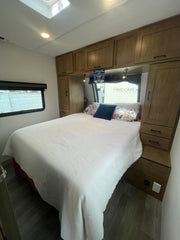 Freedom Express 288BHDS exterior detail – family bunkhouse caravan at Select Caravans Hobsonville NZ
