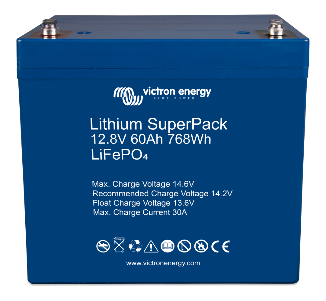 Victron Lithium SuperPack - 12.8V, 60Ah - Lithium Battery