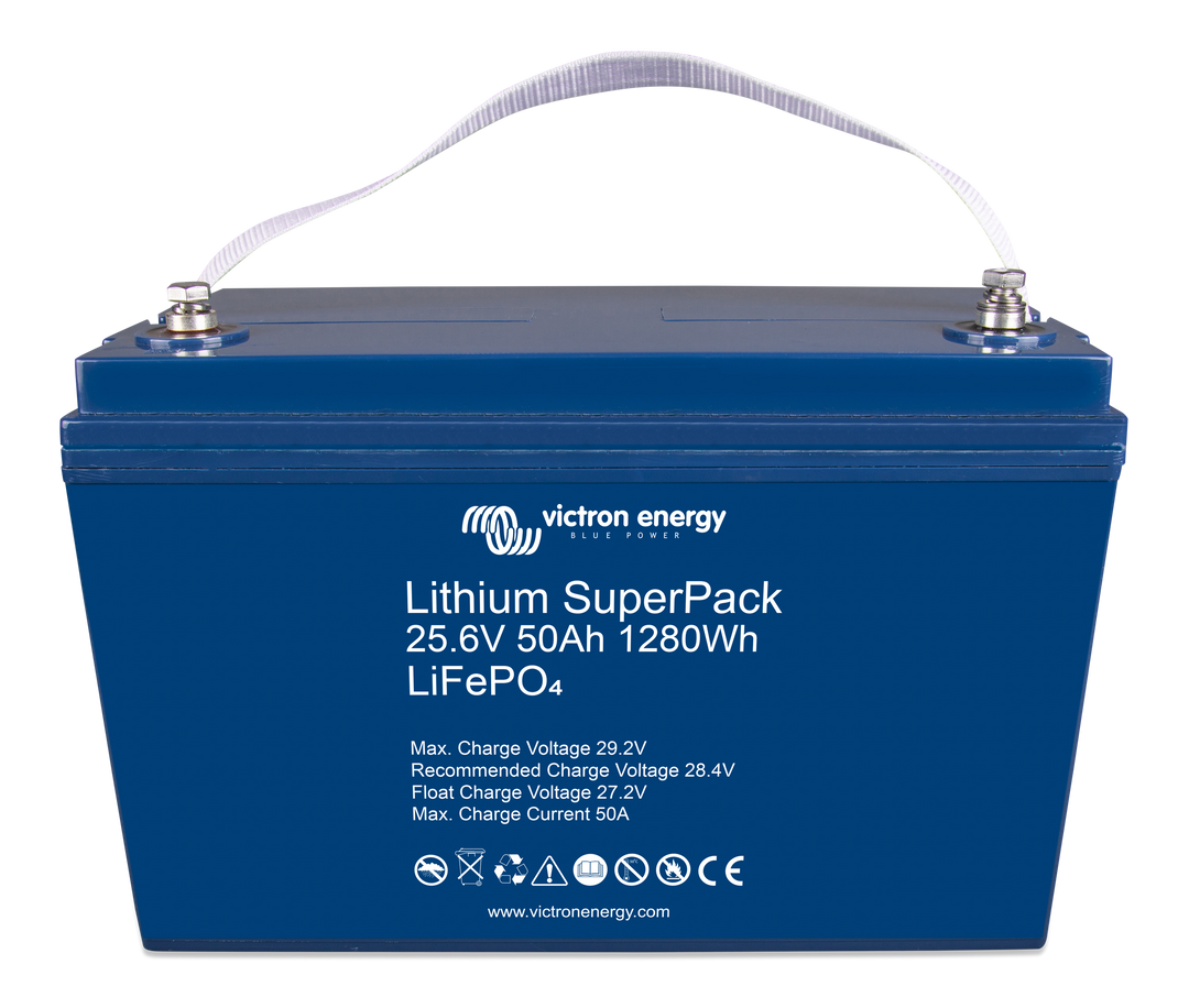 Victron Lithium SuperPack - 25.6V, 50Ah - Lithium Battery