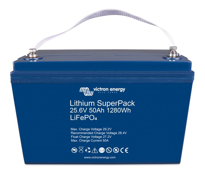 Victron Lithium SuperPack - 25.6V, 50Ah - Lithium Battery