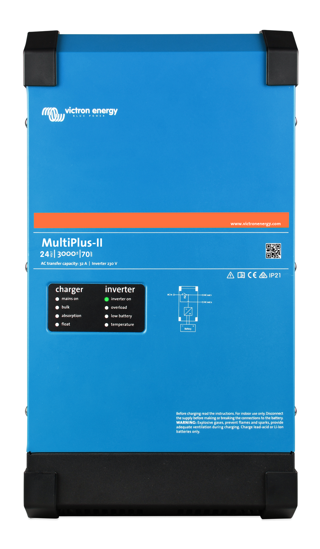 Victron MultiPlus-II Inverter Charger 3000VA-15000VA
