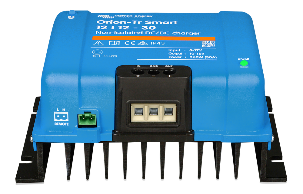 Victron Orion-Tr Smart 12V to 12V 30A Non-Isolated DC-DC Charger