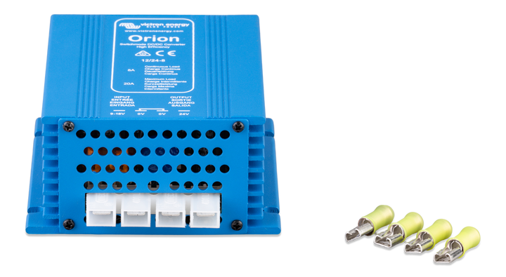 Victron Orion 12/24-8A non-isolated DC-DC converter front
