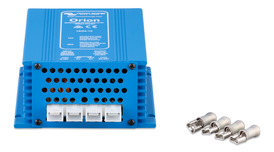 Victron Orion 12/24-10A non-isolated DC-DC converter front