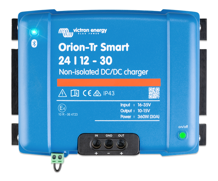 Victron Orion-Tr Smart 24V to 12V 30A Non-Isolated DC-DC Charger
