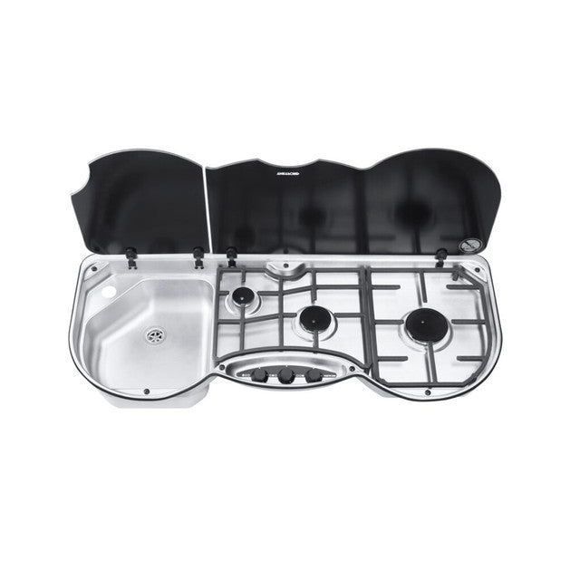 Thetford 353 Combination Hob - LH – cooking equipment for caravan and RV use