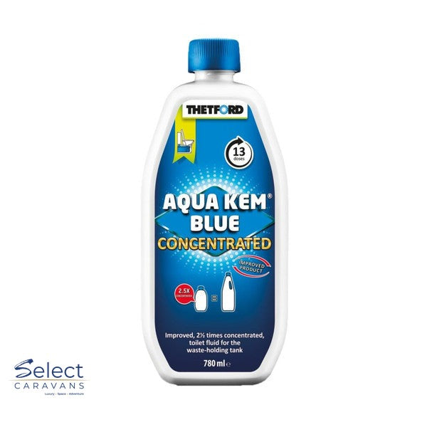 Thetford Aqua Kem Blue Concentrated - 780ml – additives for caravan and RV use