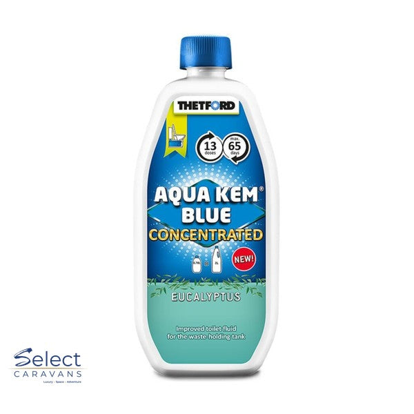 Thetford Aqua Kem Blue Concentrated Eucalyptus - 780ml – additives for caravan and RV use