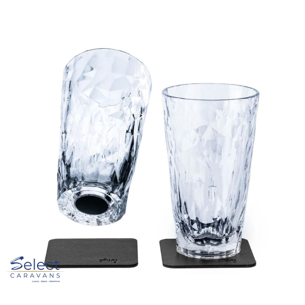 Silwy Magnetic Plastic Glass - Longdrink - 2 Pk – kitchenware for caravan and RV use