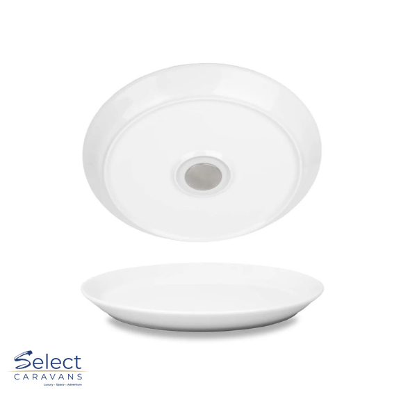 Silwy Porcelain Magnetic Plates – kitchenware for caravan and RV use