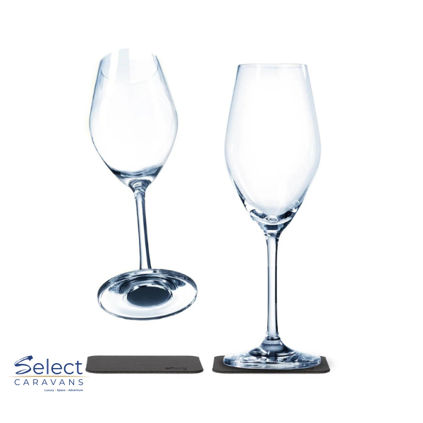 Silwy Magnetic Crystal Glass - Champagne – kitchenware for caravan and RV use