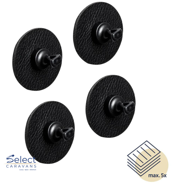 Silwy Magnetic Pins Flex inc. Pads BLACK – kitchenware for caravan and RV use