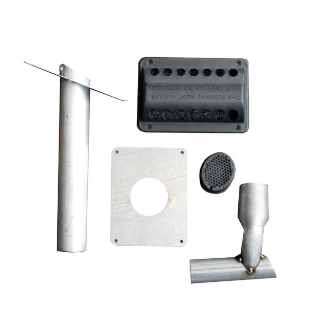 Thetford Independent Flue Kit - Black – fridge/freezers for caravan and RV use
