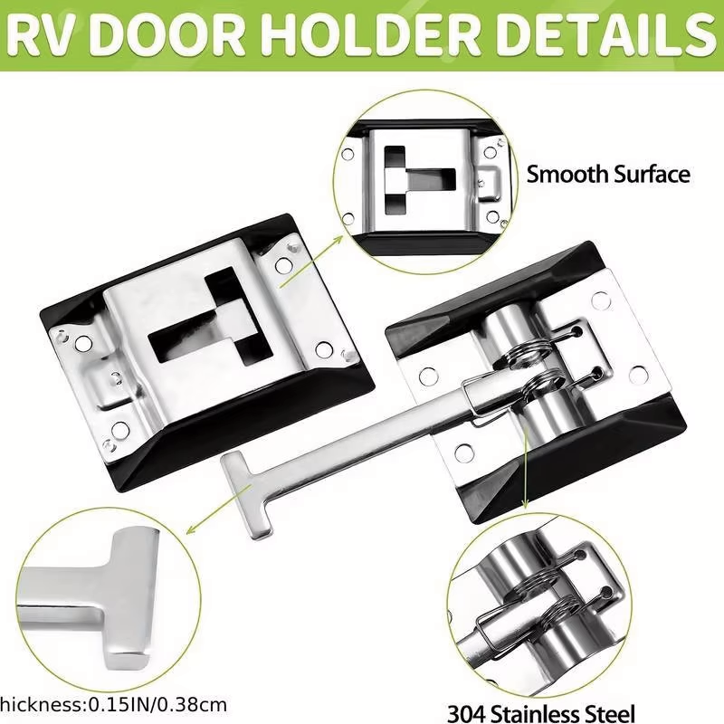 T-style entry door latch