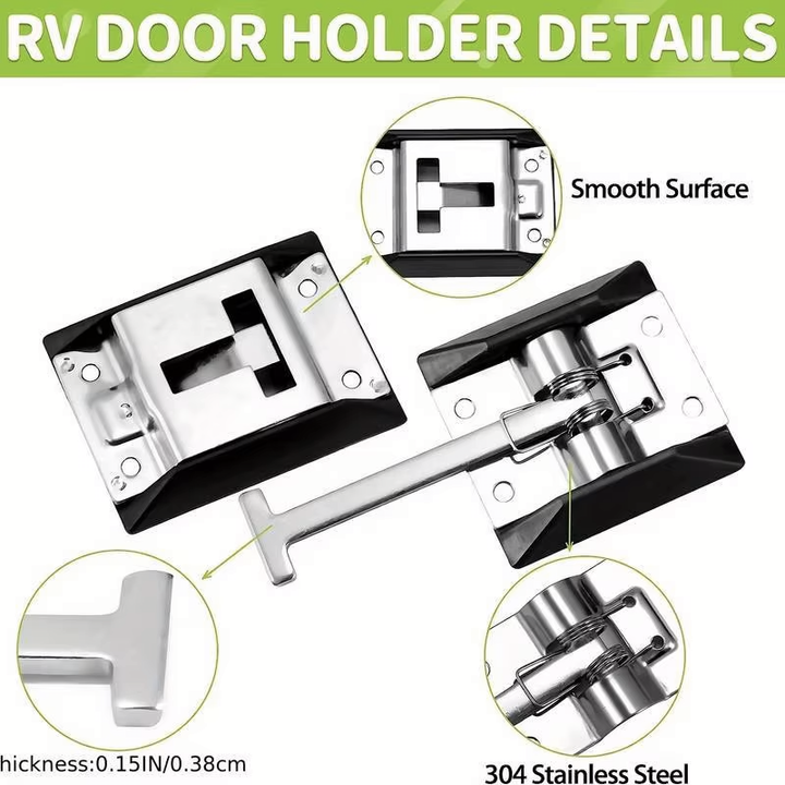 T-style entry door latch