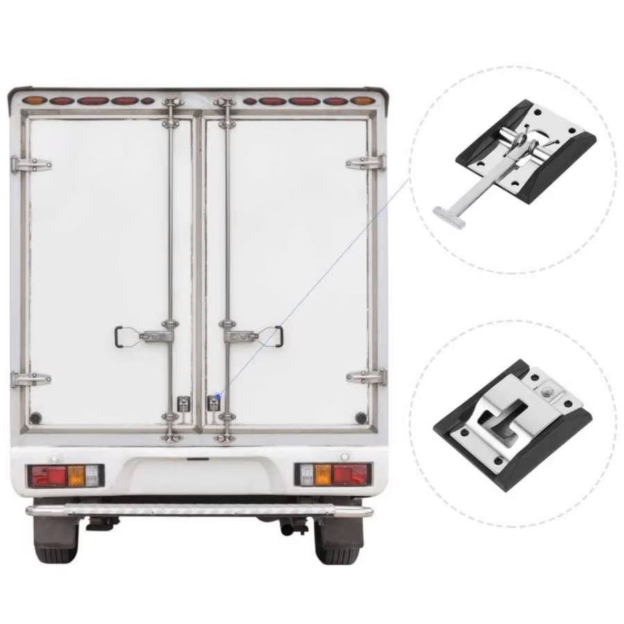 T-style entry door latch