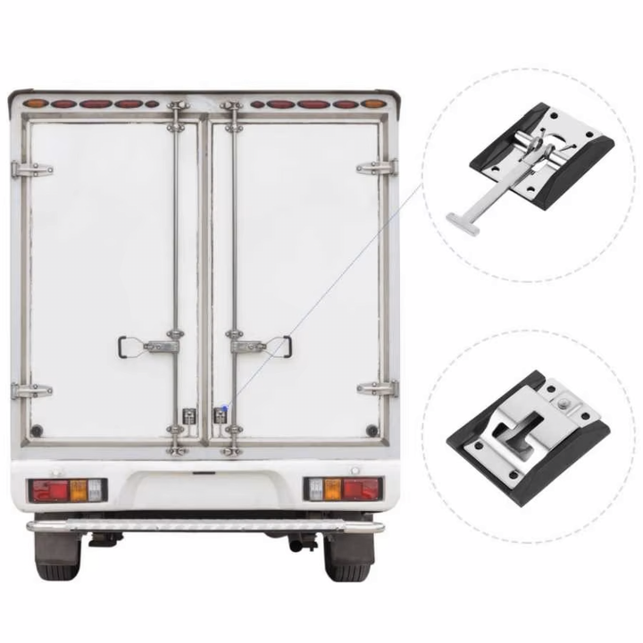 T-style entry door latch