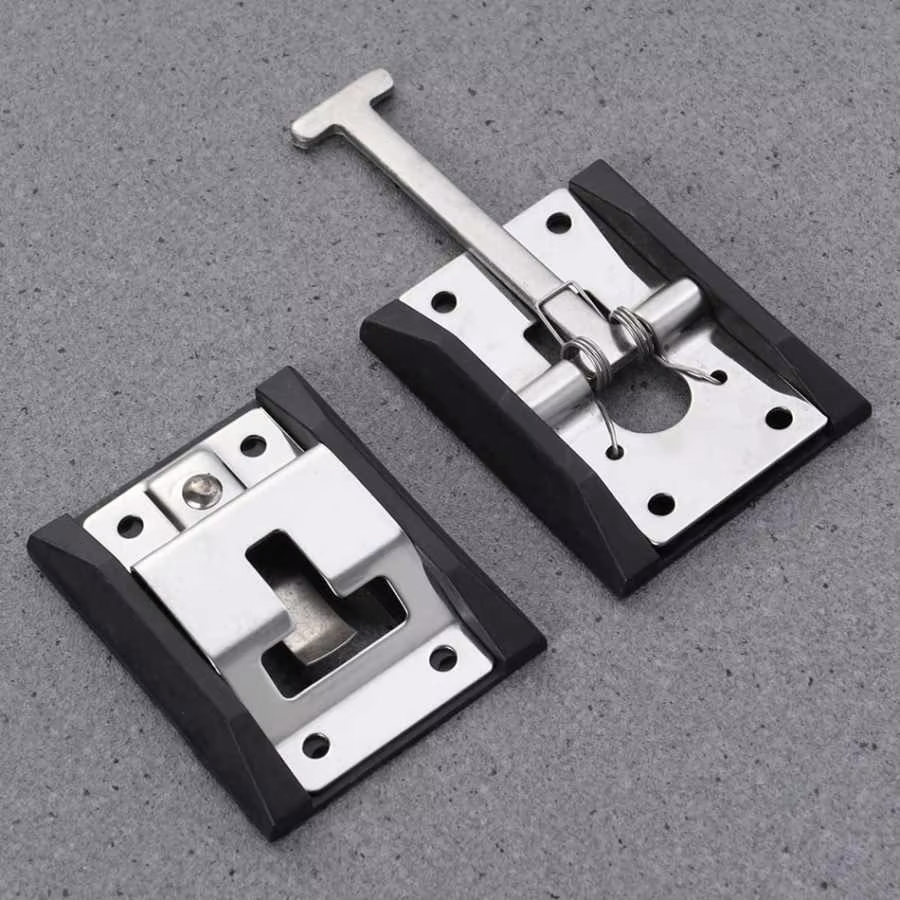 T-style entry door latch
