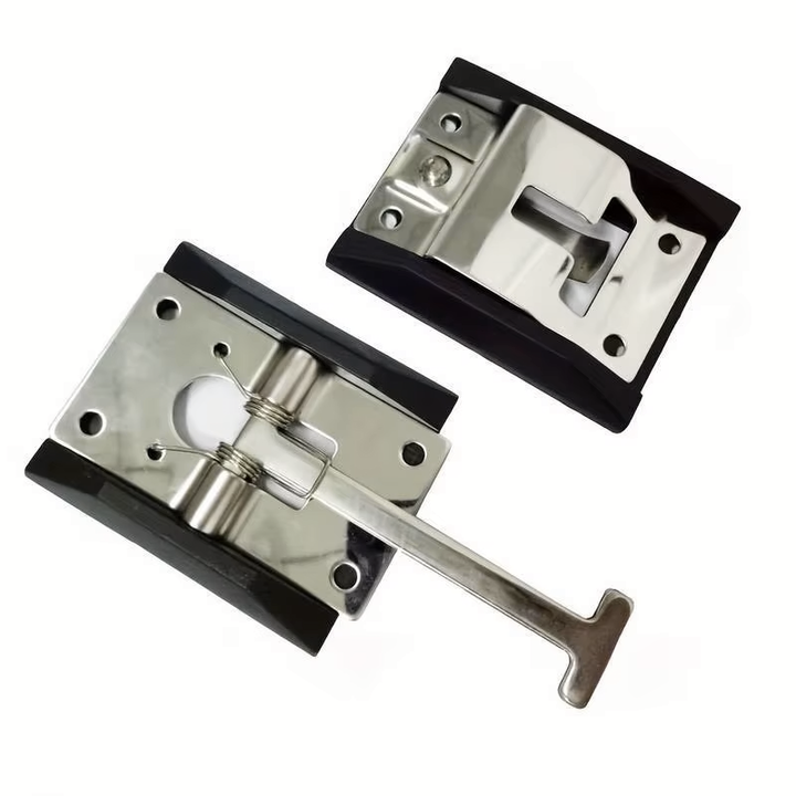 T-style entry door latch