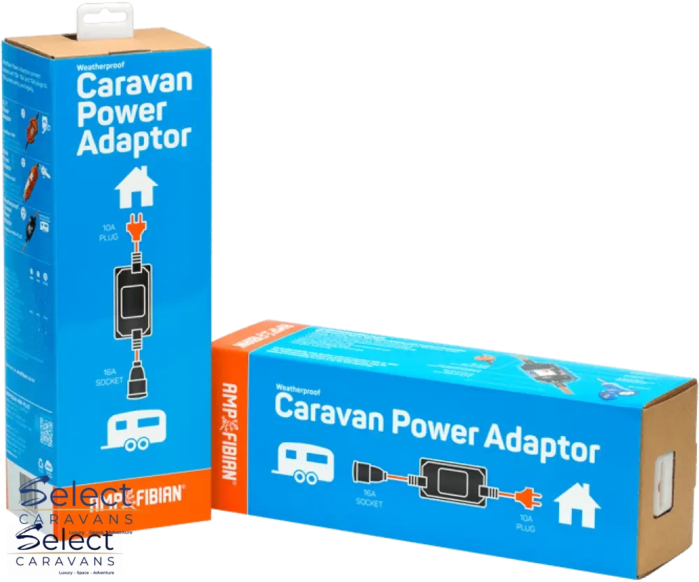 Ampfibian MINI-PLUS - Weatherproof Power Adaptor - Select Caravans Limited