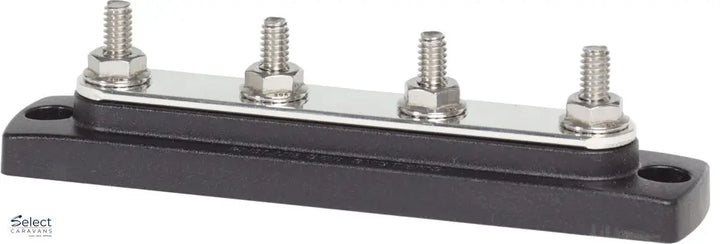Blue Sea 150A Common BusBars - 4 x 1/4 (M6) Studs, No Cover - Busbar